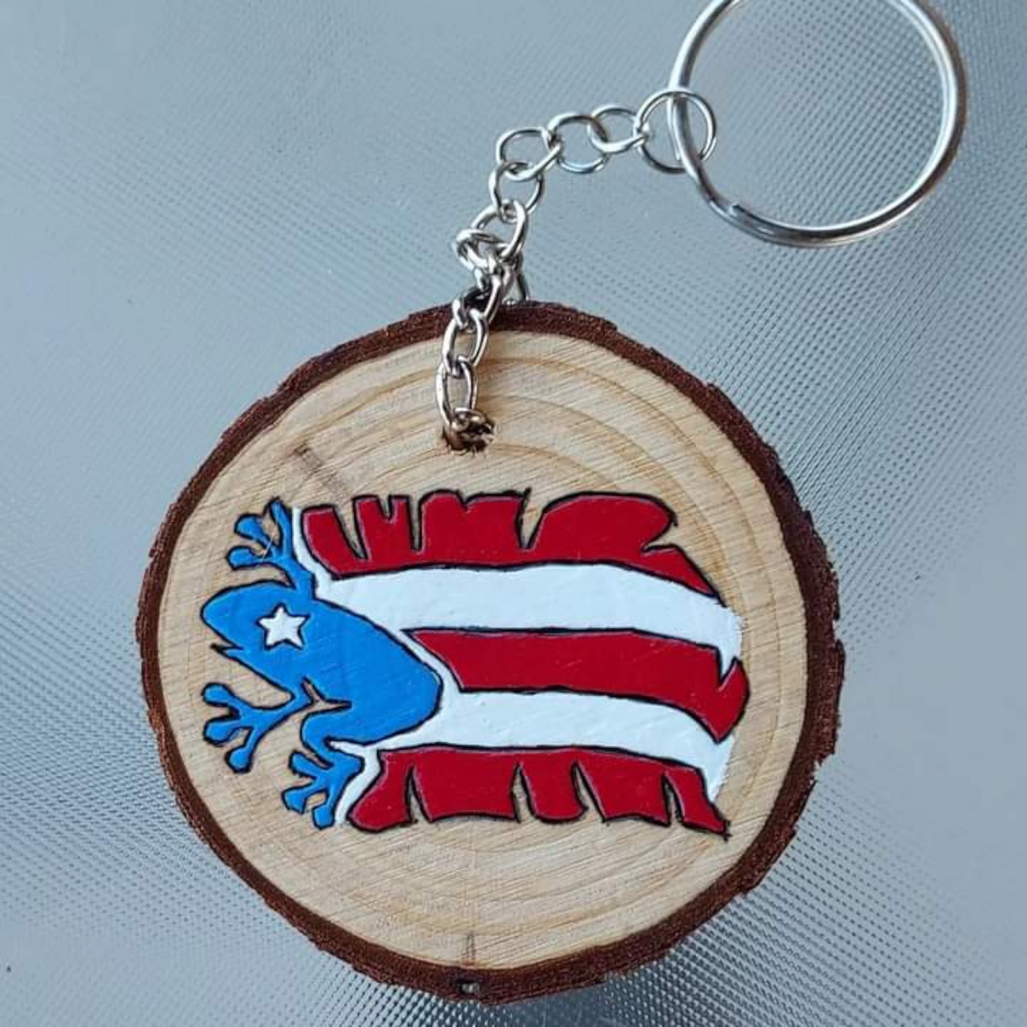 Coqui Puertorriqueño Keychain