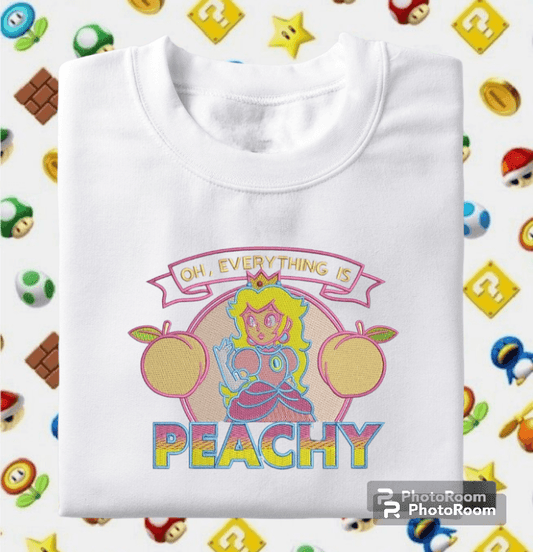 Everything is Peachy - Tropical Embroidery