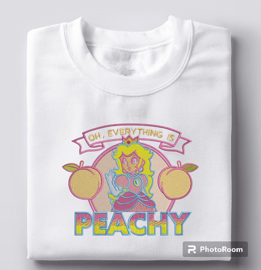 Everything is Peachy - Tropical Embroidery