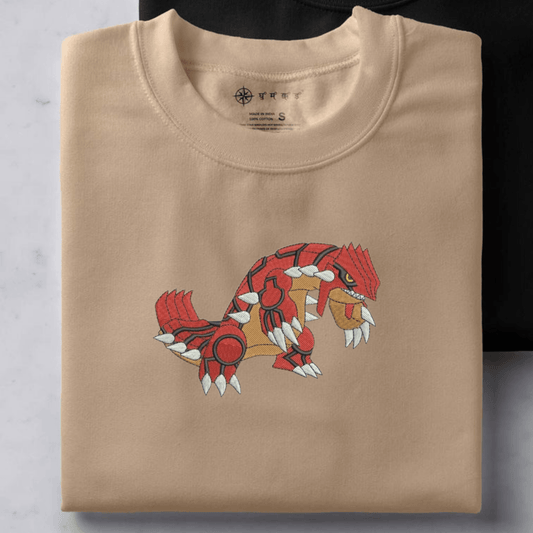 Groudon - Tropical Embroidery