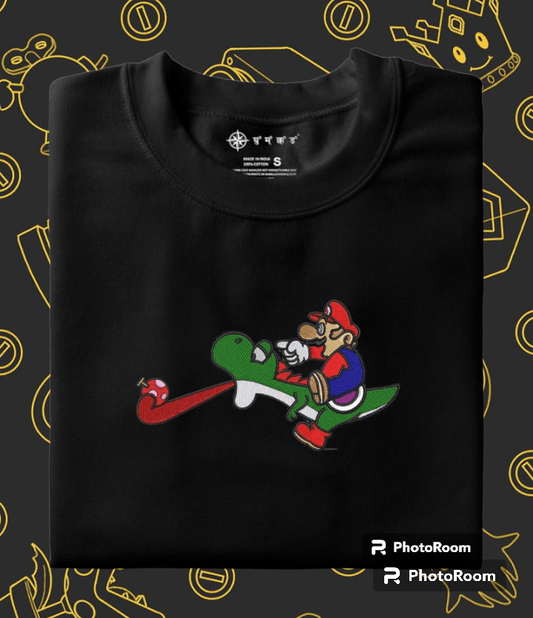 Mario x Yoshi - Tropical Embroidery