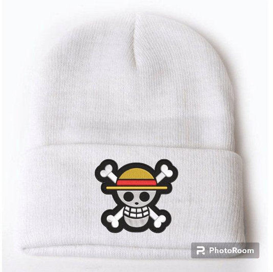 One Piece Beanie - Tropical Embroidery