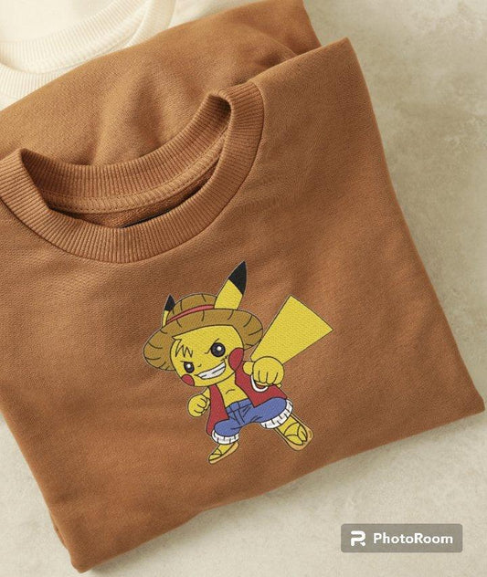 One piece x Pikachu - Tropical Embroidery